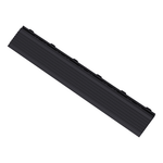 Swisstrax Jet Black Pro Series Looped Floor Tile Edge Piece (10 Pack)-C504.031.400a-10PK-Garage Giant 