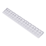Swisstrax Arctic White Pro Series Pegged Floor Tile Edge Piece (10 Pack)-C504.031.600-10PK-Garage Giant 