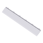 Swisstrax Arctic White Pro Series Looped Floor Tile Edge Piece (10 Pack)-C504.031.600a-10PK-Garage Giant 
