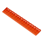 Swisstrax Tropical Orange Pro Series Pegged Floor Tile Edge Piece (10 Pack)-C504.031.801-10PK-Garage Giant 