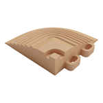 Swisstrax Mocha Java Pro Series Corner Piece (4 Pack)-C504.060.101-4PK-Garage Giant 