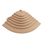 Swisstrax Mocha Java Pro Series Corner Piece (4 Pack)-C504.060.101-4PK-Garage Giant 