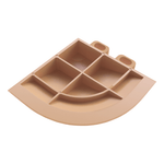 Swisstrax Mocha Java Pro Series Corner Piece (4 Pack)-C504.060.101-4PK-Garage Giant 