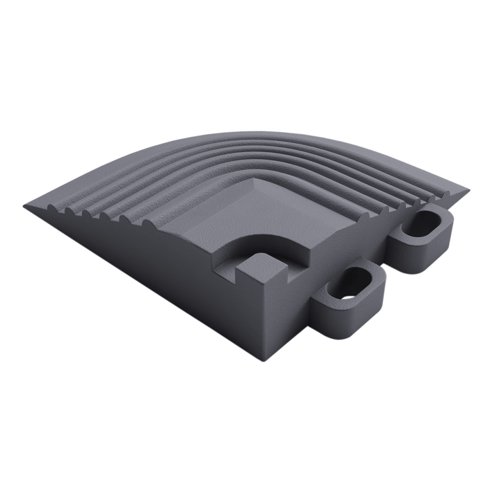 Swisstrax Slate Grey Pro Series Corner Piece (4 Pack)-C504.060.200-4PK-Garage Giant