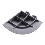 Swisstrax Pearl Grey Pro Series Corner Piece (4 Pack)-C504.060.203-4PK-Garage Giant 
