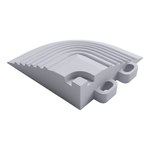 Swisstrax Pearl Silver Pro Series Corner Piece (4 Pack)-C504.060.204-4PK-Garage Giant 