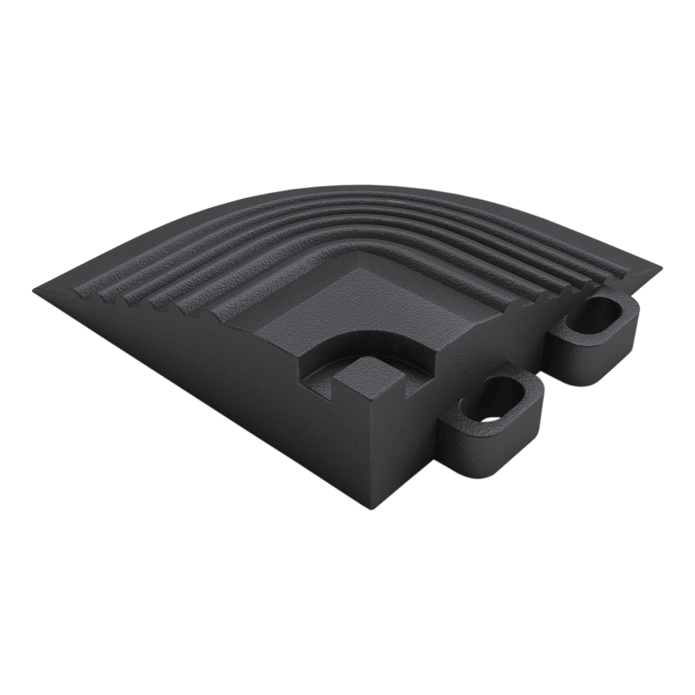 Swisstrax Jet Black Pro Series Corner Piece (4 Pack)-C504.060.400-4PK-Garage Giant