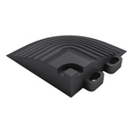 Swisstrax Jet Black Pro Series Corner Piece (4 Pack)-C504.060.400-4PK-Garage Giant 