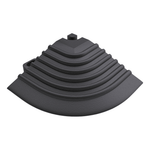 Swisstrax Jet Black Pro Series Corner Piece (4 Pack)-C504.060.400-4PK-Garage Giant 