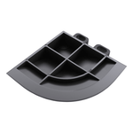 Swisstrax Jet Black Pro Series Corner Piece (4 Pack)-C504.060.400-4PK-Garage Giant 