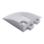 Swisstrax Arctic White Pro Series Corner Piece (4 Pack)-C504.060.600-4PK-Garage Giant 