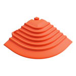 Swisstrax Tropical Orange Pro Series Corner Piece (4 Pack)-C504.060.801-4PK-Garage Giant 