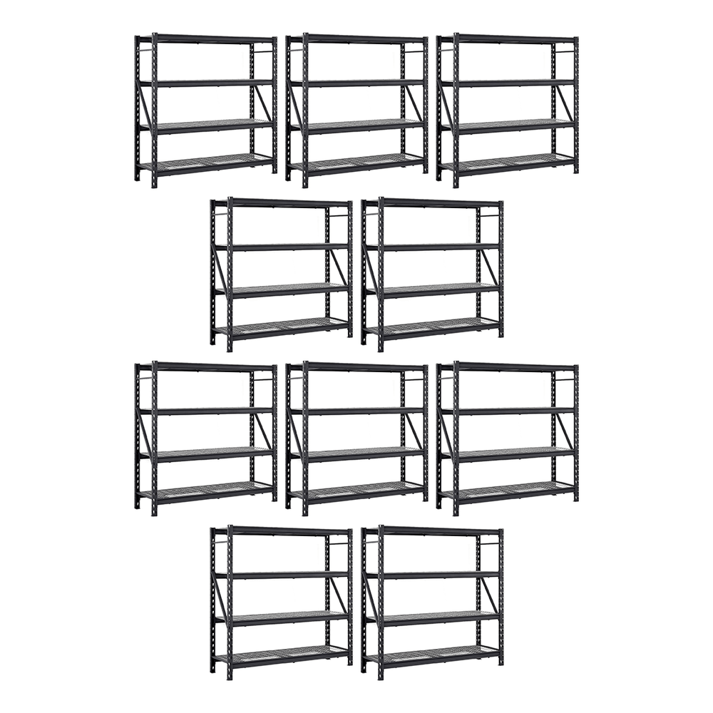 CAT 77-Inch Wide Heavy Duty Storage Rack (10-Pack) | CAT-772472S4WR-10PK