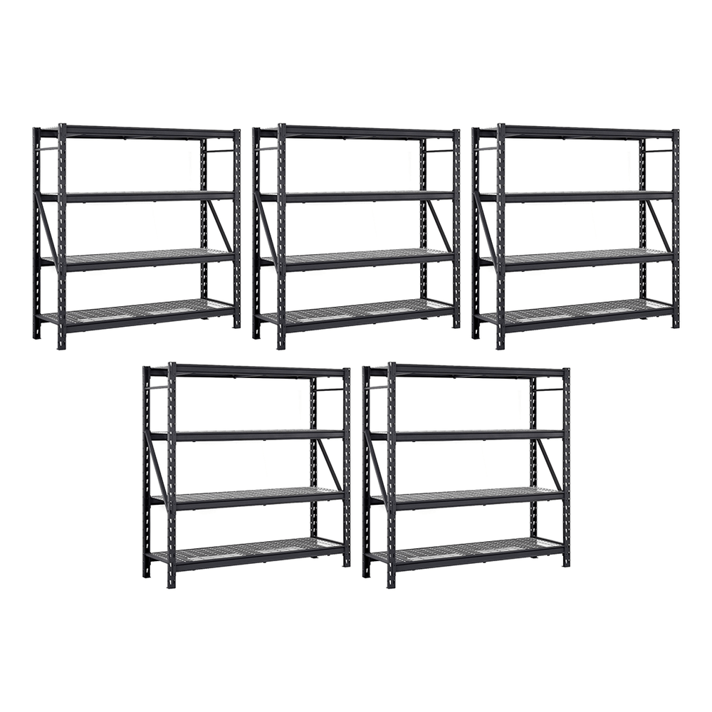 CAT 77-Inch Wide Heavy Duty Storage Rack (5-Pack) | CAT-772472S4WR-5PK