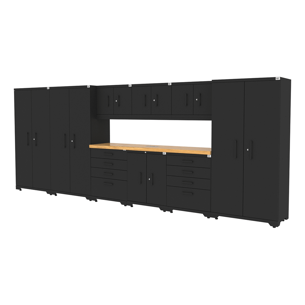 CAT Fully-Welded 10-Piece Steel Garage Cabinet Set | CAT-FWSETAZ