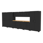 CAT Fully-Welded 10-Piece Steel Garage Cabinet Set | CAT-FWSETAZ 