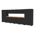 CAT Fully-Welded 12-Piece Steel Garage Cabinet System | CAT-FWSETDZ 