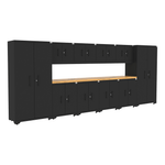 CAT Fully-Welded 12-Piece Steel Garage Cabinet System 