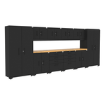 CAT Fully-Welded 12-Piece Steel Garage Cabinet Set 
