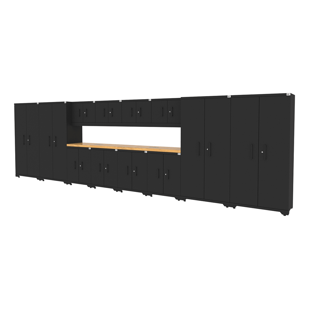CAT Fully-Welded 14-Piece Steel Garage Cabinet System | CAT-FWSETFZ