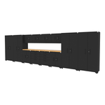 CAT Fully-Welded 14-Piece Steel Garage Cabinet Set | CAT-FWSETGZ 