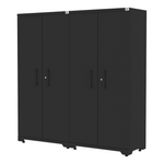 CAT Fully-Welded 2-Piece Steel Tall Garage Locker Cabinets | CAT-FWSETHZ 