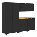 CAT Fully-Welded 6-Piece Steel Garage Cabinet Set 