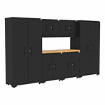 CAT Fully-Welded 7-Piece Steel Garage Cabinet System 