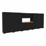 CAT Fully-Welded 9-Piece Steel Garage Cabinet System 
