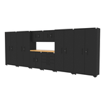 CAT Fully-Welded 9-Piece Steel Garage Cabinet Set | CAT-FWSETS 