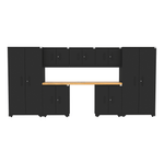 CAT Fully-Welded 8-Piece Steel Garage Cabinet System 
