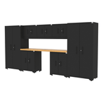 CAT Fully-Welded 8-Piece Steel Garage Cabinet System | CAT-FWSETW 