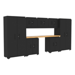 CAT Fully-Welded 8-Piece Steel Garage Cabinet System 