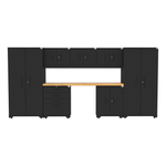 CAT Fully-Welded 8-Piece Steel Garage Cabinet Set 