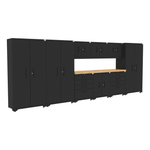CAT Fully-Welded 10-Piece Steel Garage Cabinet System 