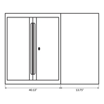 Dragonfire Tools Pro Series Corner Wall Cabinet (Black) 