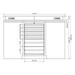 Dragonfire Tools Pro Series Lower Corner Cabinet (Black) 