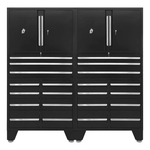 Dragonfire Tools 2 x Pro Series 11-Drawer Tool Cabinet (Black) | DF-B11-B 