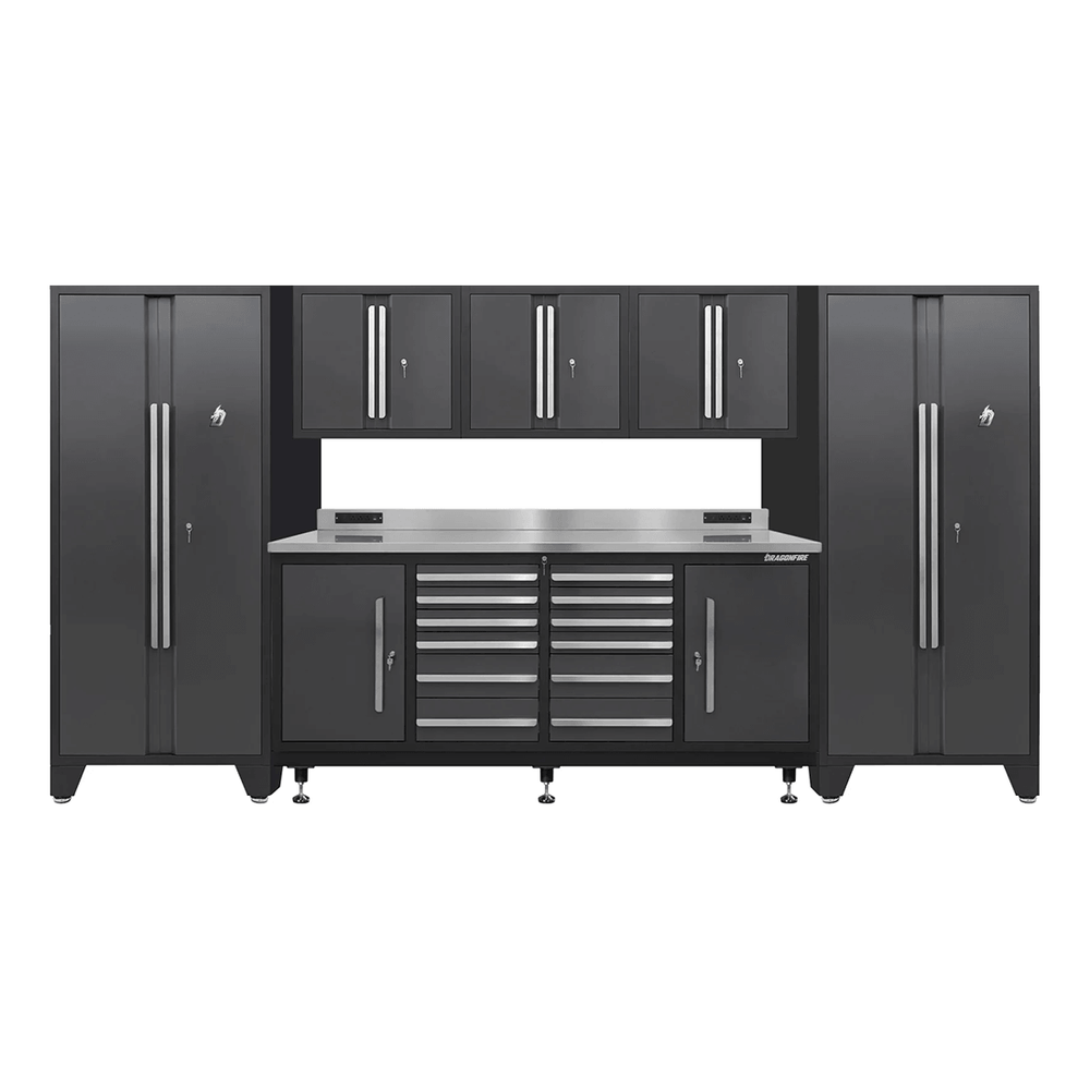Dragonfire Tools Pro Series 12-Drawer Workbench System (Grey) | DF-B12-G-SET