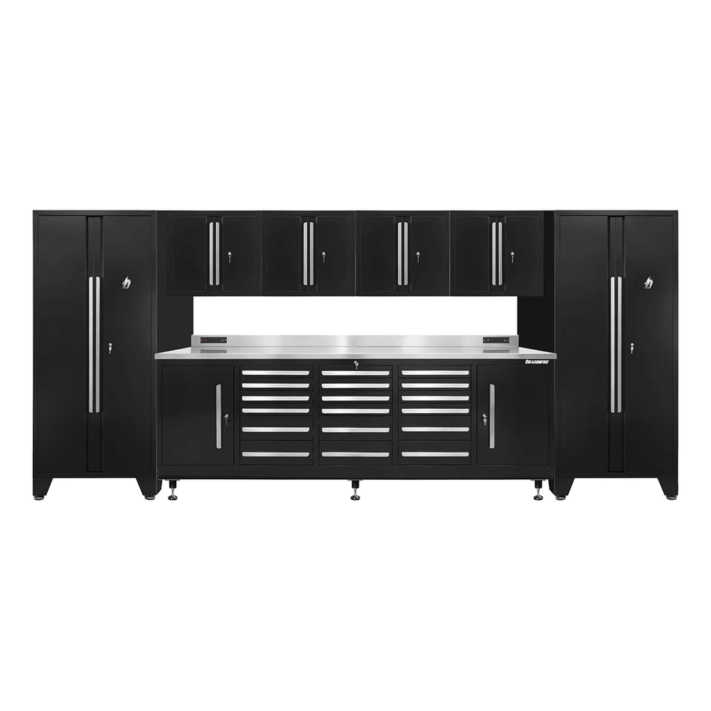 Dragonfire Tools Pro Series 18-Drawer Workbench System (Black) | DF-B18-B-SET
