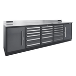 Dragonfire Tools Pro Series 18-Drawer Workbench System (Grey) 