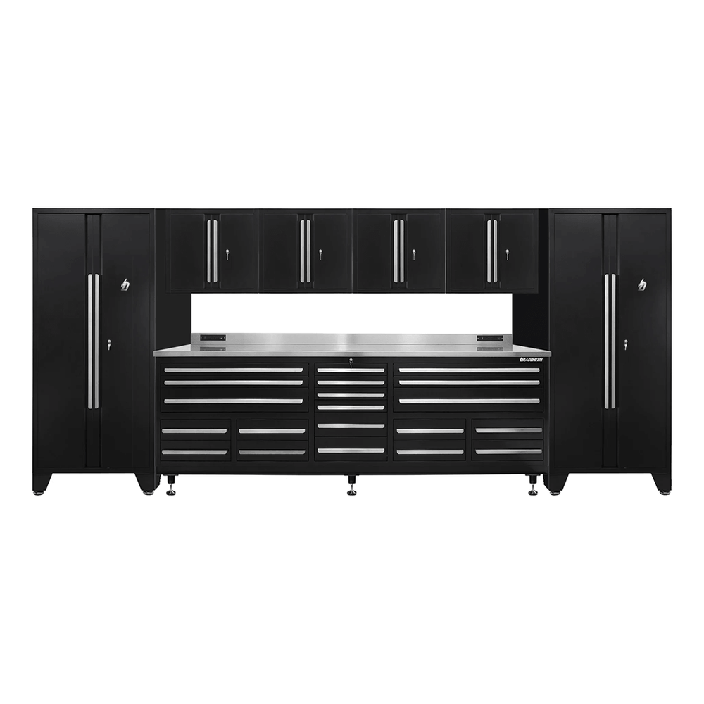Dragonfire Tools Pro Series 20-Drawer Workbench System (Black) | DF-B20-B-SET