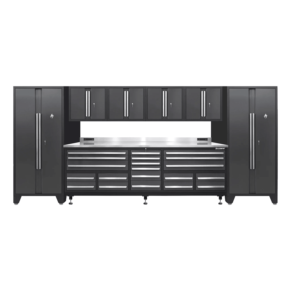 Dragonfire Tools Pro Series 20-Drawer Workbench System (Grey) | DF-B20-G-SET