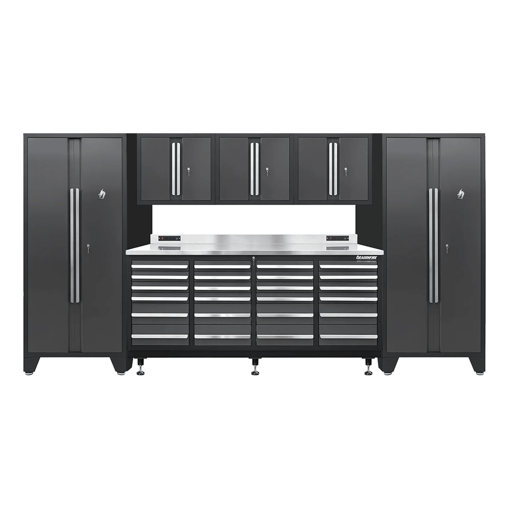 Dragonfire Tools Pro Series 24-Drawer Workbench System (Grey) | DF-B24-G-SET