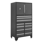 Dragonfire Tools 2 x Pro Series 11-Drawer Tool Cabinet (Grey) 