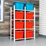 Bin Warehouse 8 Tote Edition (32 Gallon)-DFAE2M2X4BW0408-Garage Giant 