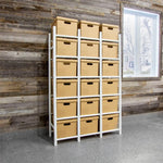 Bin Warehouse 18 File Box Storage System-DFAE2MBFBW0618-Garage Giant 