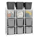 Bin Warehouse Bin Warehouse 12 Tote Compact Storage Rack (2-Pack) 