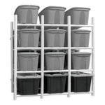 Bin Warehouse Bin Warehouse 12 Tote Storage Rack (2-Pack) 