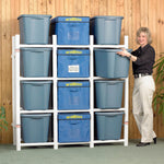 Bin Warehouse Bin Warehouse 12 Tote Storage Rack (5-Pack) 